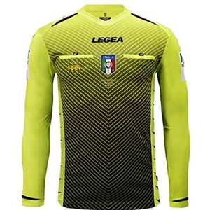 Legea 2020/2021 scheidsrechtershirt AIA M/L, heren, neongeel, XS