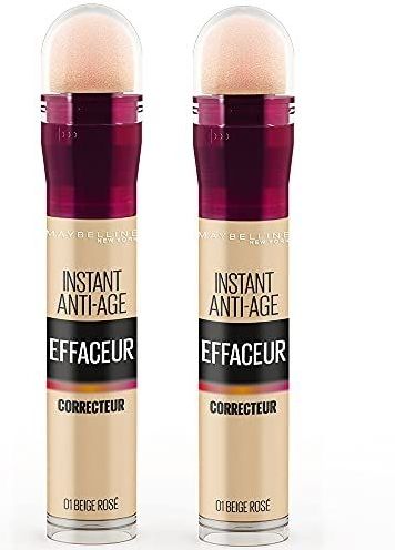 L'Effaceur Instant Anti-Aging Concealer - Beige Rosé - 2 Stuks - 6,8 ml