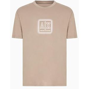 Armani Exchange Heren Utility Edge, duurzaam, sqaure logo, Regular Fit, Bruin, XL, roasted cashew, XL