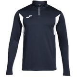 Joma - Herensweatshirt - Winner III - halve ritssluiting, Wit marine, 6XS