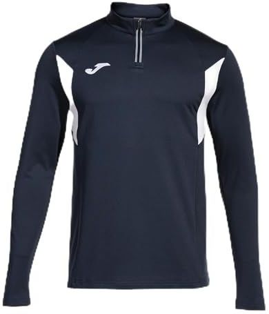Joma - Herensweatshirt - Winner III - halve ritssluiting, Wit marine, 6XS