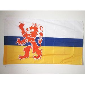 AZ FLAG Vlag provincie Limburg, 90 x 60 cm, vlag Limburg, Nederland, 60 x 90 cm, schede voor vlaggenstang