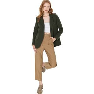 Trendyol Blazer - Khaki - Regular, Kaki, 62 NL