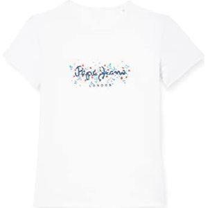 Pepe Jeans Girl's Hatty Enkelsokken, Wit (wit), 8 jaar