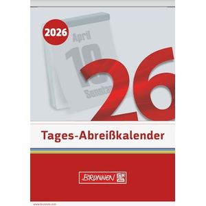 BRUNNEN Scheurkalender 2026, nr. 13, 98 x 142 mm