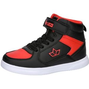 Lico Skate VS, gymschoenen, zwart/rood, 31 EU, Schwarz Rot, 31 EU