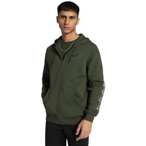 PUMA Sweatshirt merk ESS Tape Camo Full-Zip Hoodie FL