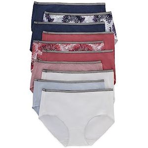 Hanes Womens Breathable Cotton Stretch Brief 10-Pack