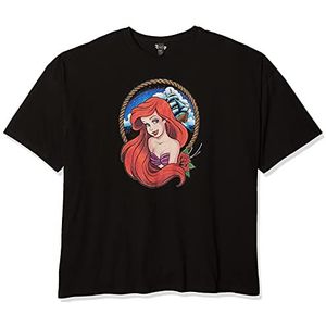 Disney Heren Little Mermaid Ariel Part of Your World Graphic T-shirt, zwart, S, zwart, S