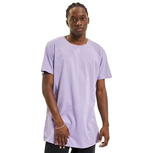 Urban Classics Heren Shaped Long Tee T-shirt, lavendel, XL