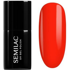 Semilac - 446 YOLO Orange - Nagellak - Roodoranje - UV Gel Polish