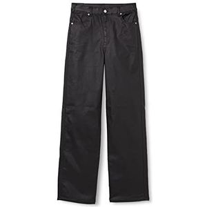 Dr. Denim Moxy Straight Jeans voor dames, Zwart Metaal, (L) W / 34L