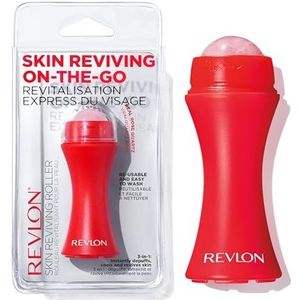 Revlon Skin Reviving facial roller, Echte Rozenkwarts steen, Verfrist en revitaliseert de huid, Gebruik de Roller om je dagelijkse serum en moisturizer aan te brengen, Reisformaat