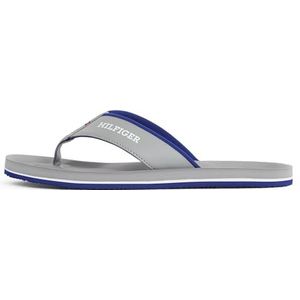 Teenslippers - Imitatieleer - Logoprint - Open Toe - Slip-on