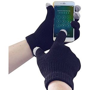 Portwest GL16 Touchscreen Gebreide Handschoen, Marine, Grootte S/M