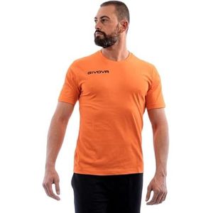 GIVOVA T-shirt van katoen Fresh, Neon Oranje, 4XL