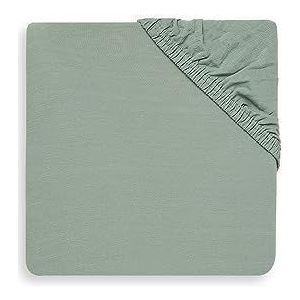 Jollein - Baby Hoeslaken Ledikant Jersey (Ash Green) - Katoen - 60x120cm