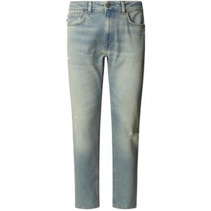 Pepe Jeans Stanley Tapered Jeans voor heren, Blauw (denim-2wt), 31W / 32L
