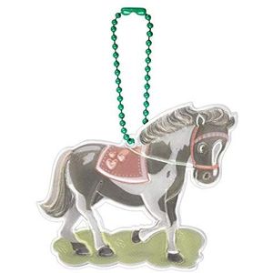 moses. Glimmis Reflector Pony | Aan beide zijden reflecterende hanger, kleurrijk, eenheidsmaat