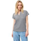 Cecil - Shirt - Urban Navy Blue - Katoen/Polyester/Viscose