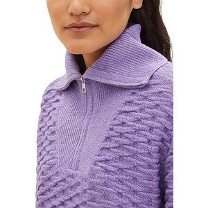 Tom Tailor - V-hals Knitwear - Paars - Dames