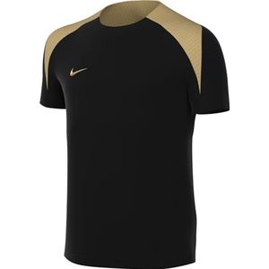 Nike Unisex Kinderen K Nk Df Strk24 Ss Top K, Black/Black/Jersey Goud/Metallic Gold, FN8407-011, M