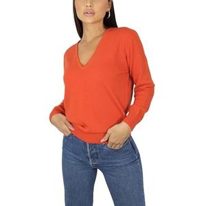 Win's - Damestrui - Oranje - V-hals - Kasjmier