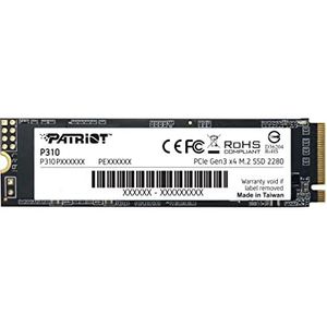 Patriot P310 240GB Interne SSD - NVMe PCIe Gen 3x4 - M.2 2280 - Krachtige Solid State-schijf met hoge prestaties - P310P240GM28