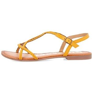 GIOSEPPO Ossian 35 EU damessandalen, plat, mosterd, Mosterd, 35 EU
