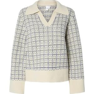 Yas - Livia - Gebreide Trui - V-hals - Lange Mouwen - Glitter Detail