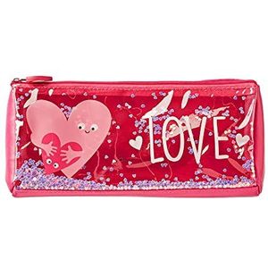 Tinc Glitter Pailletten Potlood Case | School Etui met Schattig Kids Design | Briefpapier Potlood & Briefpapier Hoesje voor Meisjes & Jongens | Roze