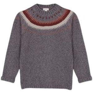 Gocco Grijze trui, middelgrijs, gemêleerd, standaard voor kinderen, Grijs mid mengsel, 7-8 Jaren