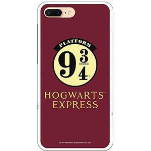Personalaizer iPhone 7 Plus Hoesje - iPhone 8 Plus Hoesje - Harry Potter Hogwarts Express wit