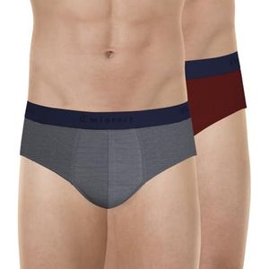 Eminence - Mariniere/roest - Set van 2 Herenslips - Stretchkatoen - Oeko-Tex®-label Standard 100