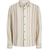 Overhemd - Gestreept - Katoen - Losse Pasvorm - Lange Mouw