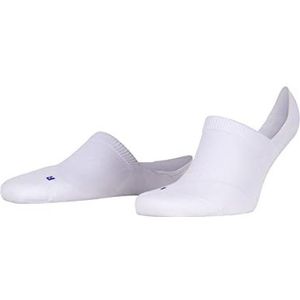 FALKE Cool Kick anatomische pluche zool functioneel garen footies unisex wit - Maat 46-48