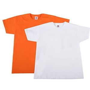 Fruit of the Loom Valueweight T-shirt (set van 2) voor kinderen - multi - 116