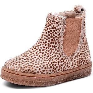 Bisgaard Siggi Lamb First Walker Shoe voor meisjes, Brown Fur, 27 EU