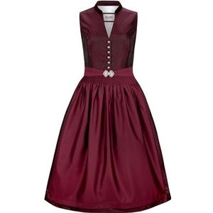 Heimatgwand Dirndl Lucille damesjurk voor bijzondere gelegenheden, bordeaux, 38