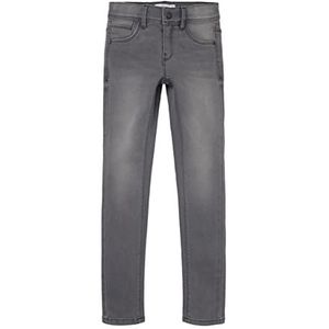 NAME IT Skinny Fit jeans voor meisjes, Lichtgrijs denim, 98 cm