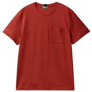 United Colors of Benetton T-Shirt 3JWNU104Y, bruin gebrand 3P5, L heren, bruin gebrand 3P5, L