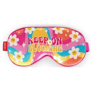 Legami - Slaapmasker Nap Queen, slaapmasker met verstelbare elastische band, super zacht, madeliefjesmotief, polyester, 20,5 x 10 x 1 cm