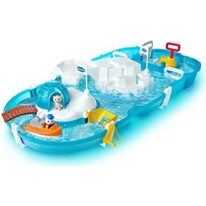 AquaPlay 1522 - Polar - waterbaan met ijsberg, stuwmeer en helling voor een waterval, inclusief speelfiguur Olivia met kleurwisselfunctie, voor kinderen vanaf 3 jaar