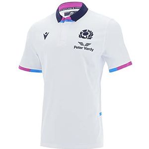 Macron Mannen Schotland Rugby 2021/2022 Thuis Katoen Replica Shirt Schotland rugby 2021/2022 Thuis Katoen replica Shirt