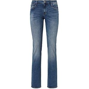 Mavi Dames Olivia Rinse Majorca Str Straight-Cut Jeans, Denim 488, 31W x 36L