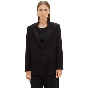 TOM TAILOR Damesblazer, 14482 - Deep Black, 36