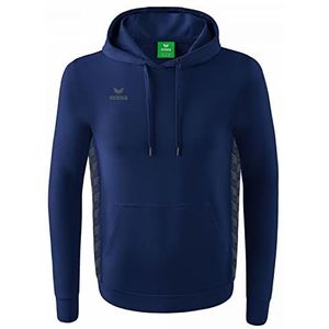 Erima uniseks-kind Essential Team sweatshirt met capuchon (2072208), new navy/slate grey, 140