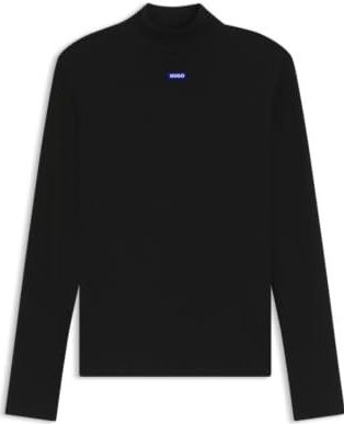 Hugo - Easy 01 - T-shirt - Blauw - Lange Mouwen