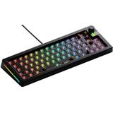 Glorious Gaming GMMK 3 PRO Barebones Custom Keyboard Kit w/Knob, custom aluminium behuizing & pakkingen, hotswappable compact 65%, geluidsdempend schuim, aluminium switch plate, ISO/EU, Zwart