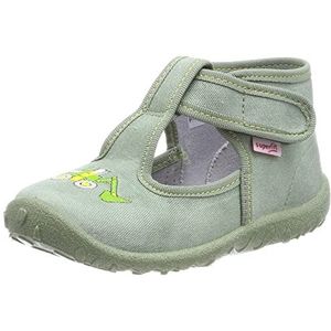 Superfit SPOTTY Hoge pantoffels voor jongens, Lichtgroen 7500, 23 EU